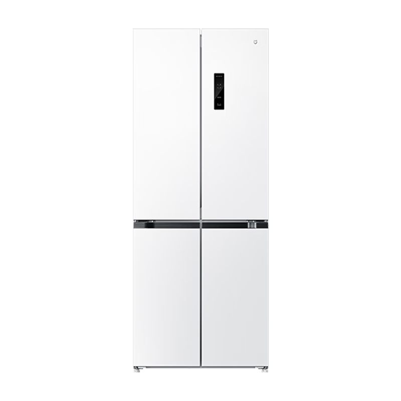 PLUS会员：米家小米436升60cm超薄平嵌大容量十字对开门双开门家用冰箱 一级