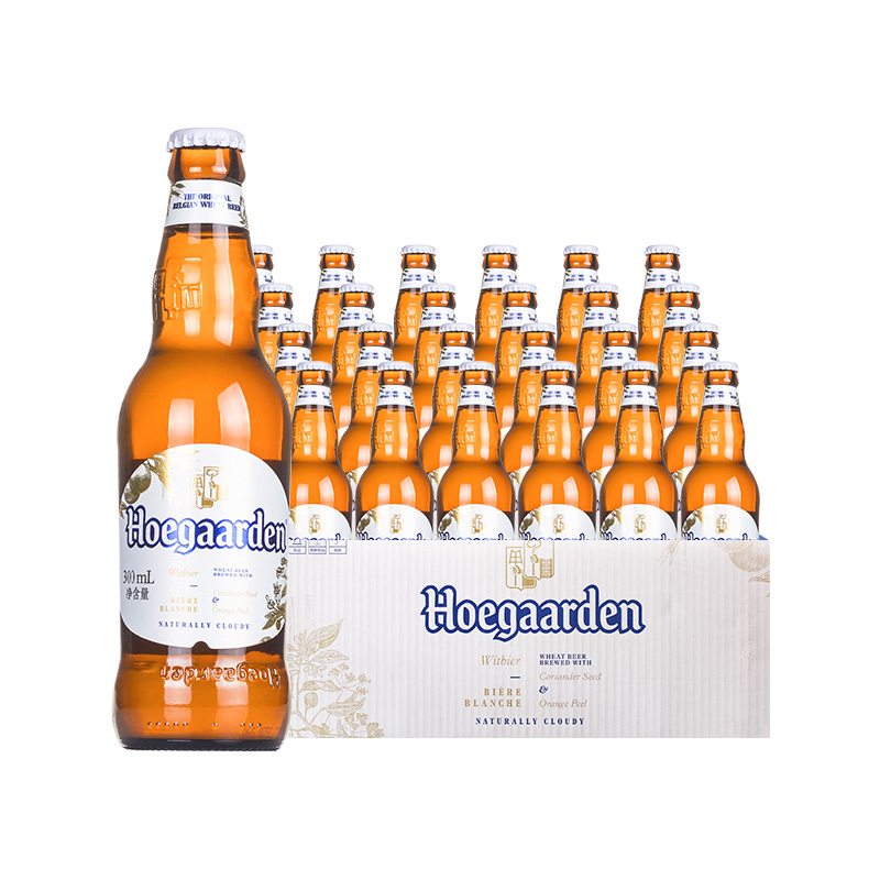 Hoegaarden 福佳 白 比利时风味精酿小麦啤酒 300ml*24瓶 101.9元