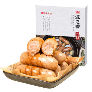 源之香 爆汁猪肉肠 原味 500g(50g*10根) 猪肉93% 19.9元 - 86线报 源之香 爆汁猪肉肠 原味 500g(50g*10根) 猪肉93% 19.9元 - 86线报