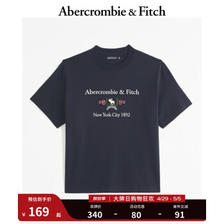 Abercrombie & Fitch 24春夏新款小麋鹿圆领T恤 358443-1 ￥167.7