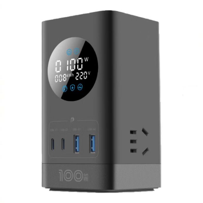 公牛 智能数显屏幕 氮化镓100W 快充插座/桌面充电站/桌面插座抗电涌电竞 立