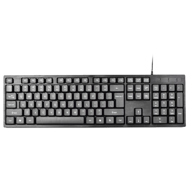 灵蛇（LINGSHE）有线单键盘USB笔记本台式电脑= K200黑色 17.81元包邮