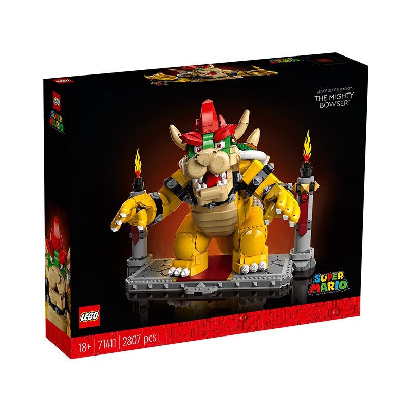 LEGO 乐高 Super Mario超级马力欧系列 71411 强大的酷霸王 1582.29元（需用券）