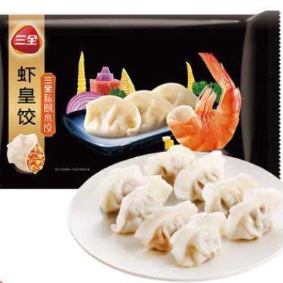 三全 私厨 虾皇饺 480g*5件 69元，折13.8元/件（需用券）