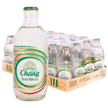 Chang 象牌 泰象（Chang Beer）泰国进口 泰象苏打水 325ml*24 ￥29.9