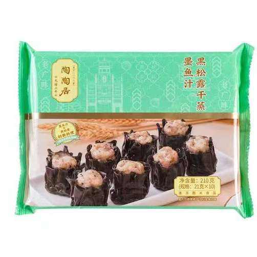 陶陶居 墨鱼汁黑松露干蒸210g（任选6件） 59元（合9.83元/件）