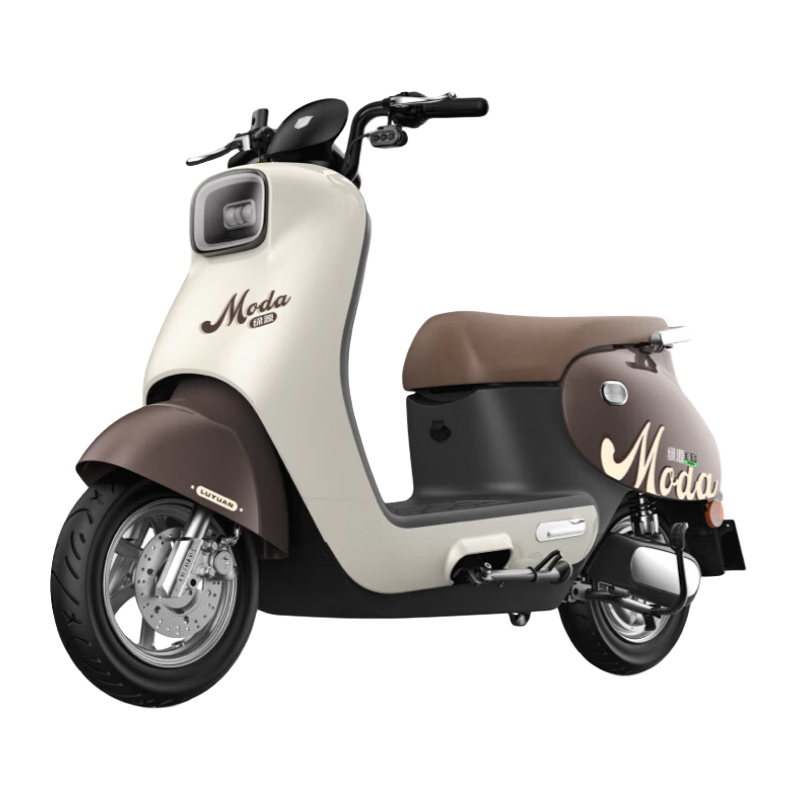 绿源 60V20A电动摩托车 MODA C2 NFC解锁 液冷电机 暖棕（靠背） 2479元包邮(需首