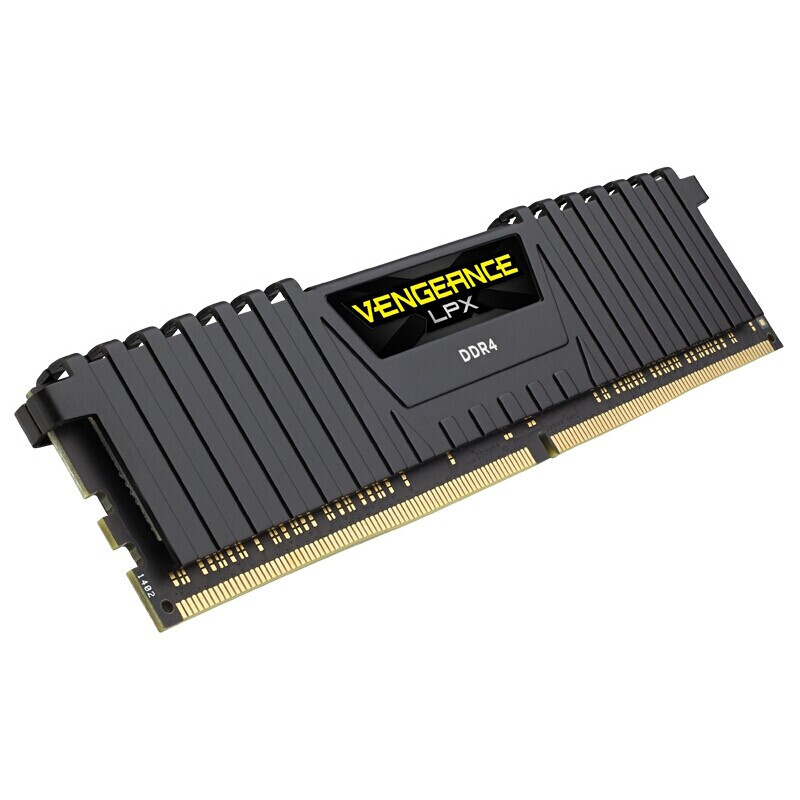 美商海盗船 复仇者LPX系列 DDR4 4000MHz 台式机内存 马甲条 黑色 32GB 16GBx2 599元