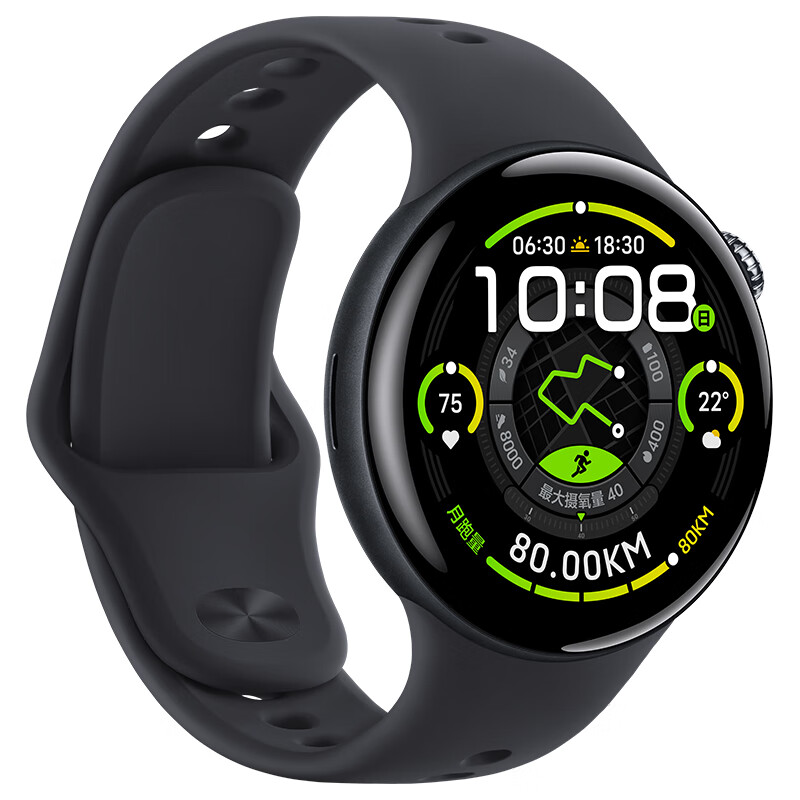 vivo WATCH 5 蓝牙版 辰夜黑 心脏健康 血压健康研究 全新蓝河操作系统 智能手