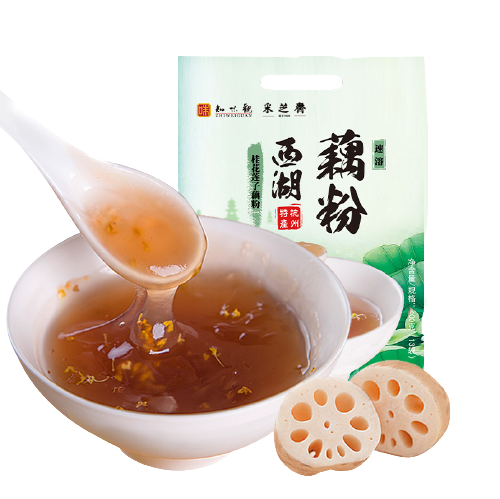 知味观 西湖 桂花莲子藕粉 400g 28.9元