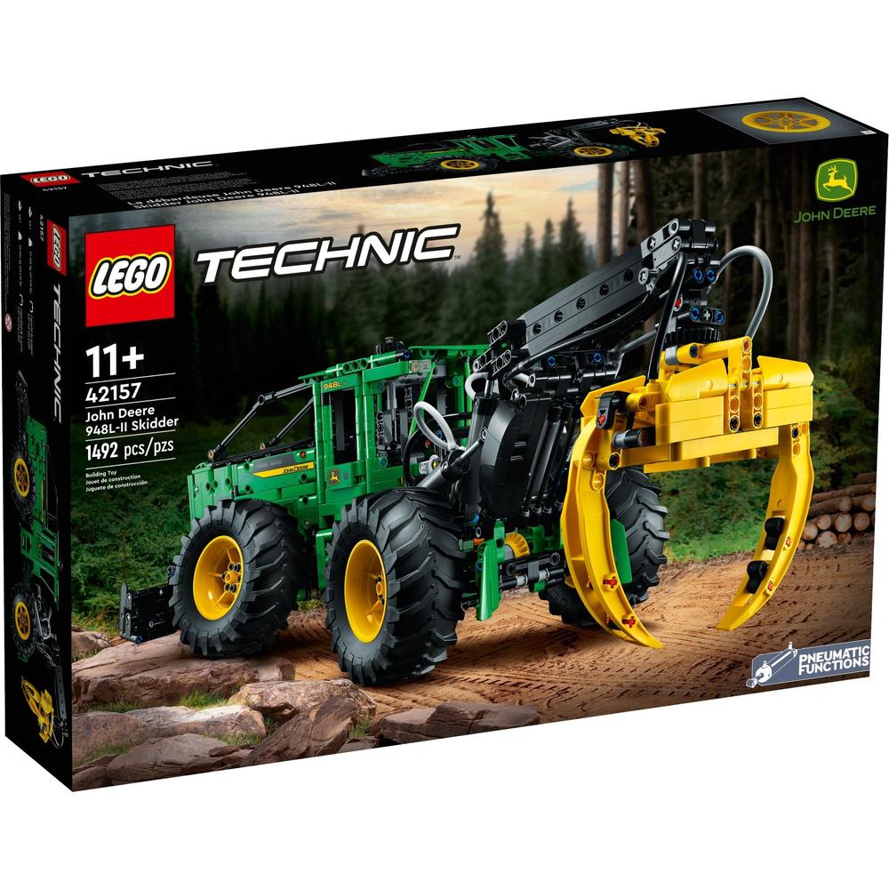 PLUS会员：LEGO 乐高 机械组系列 42157 约翰迪尔 948L-II 集材拖拉机 896.5元（需