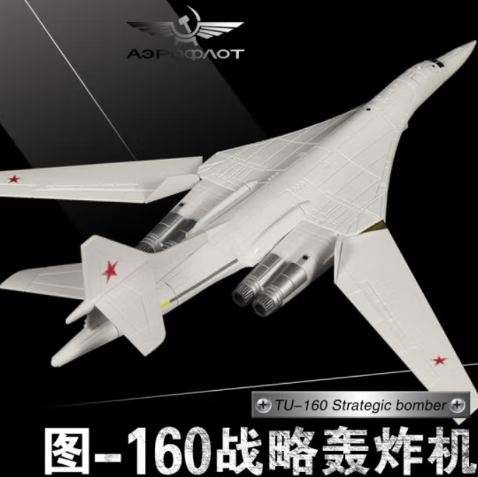 中精质造 图160 白天鹅战略轰炸机 飞机模型 送支架 41.8元包邮（需领券）