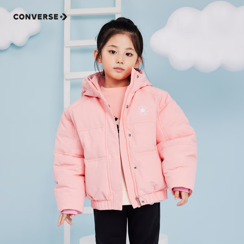 CONVERSE 匡威 女童短款羽绒服 烛光桃 167.56元（需用券）