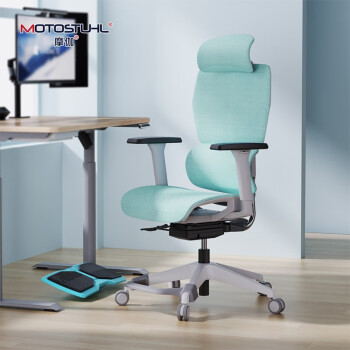 Motostuhl 摩伽 M81人体工程学升降转椅网布顶腰可躺电脑椅家用 办公椅子 电竞