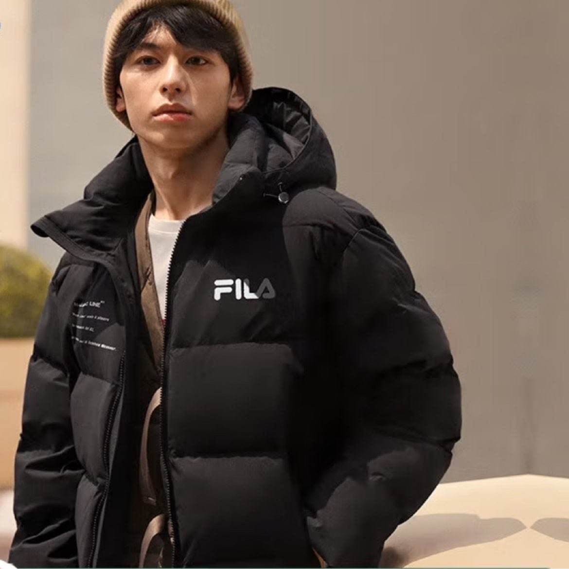 限尺码、FILA 斐乐官方男子羽绒服 750.77元（需凑单）