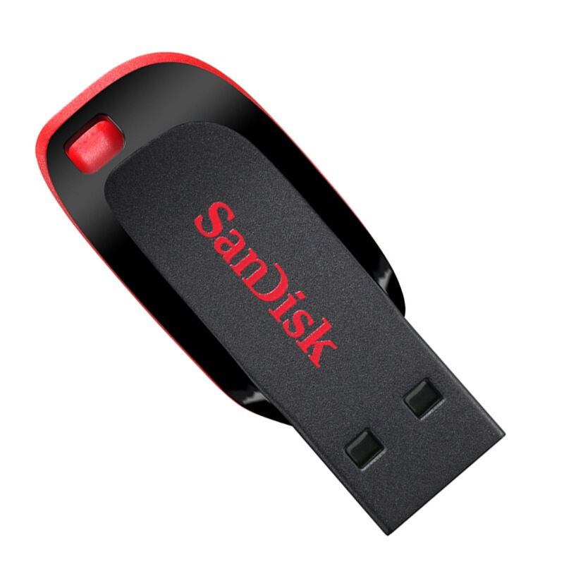 88VIP：SanDisk 闪迪 USB2.0 U盘CZ50酷刃黑红色 32G时尚设计 安全加密软件 26.88元