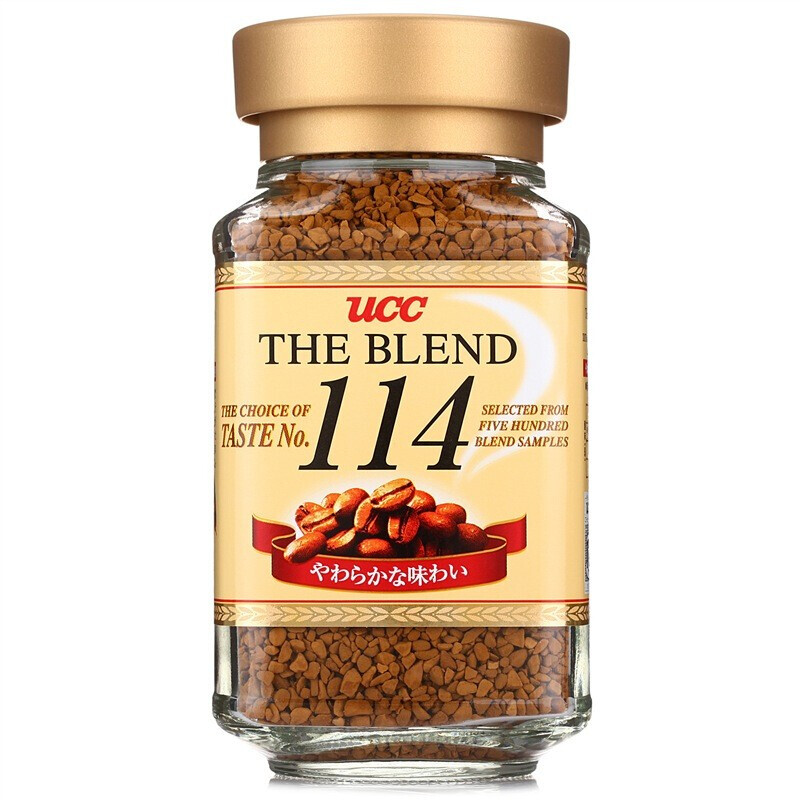 UCC 悠诗诗 114 速溶咖啡粉 90g 29.6元