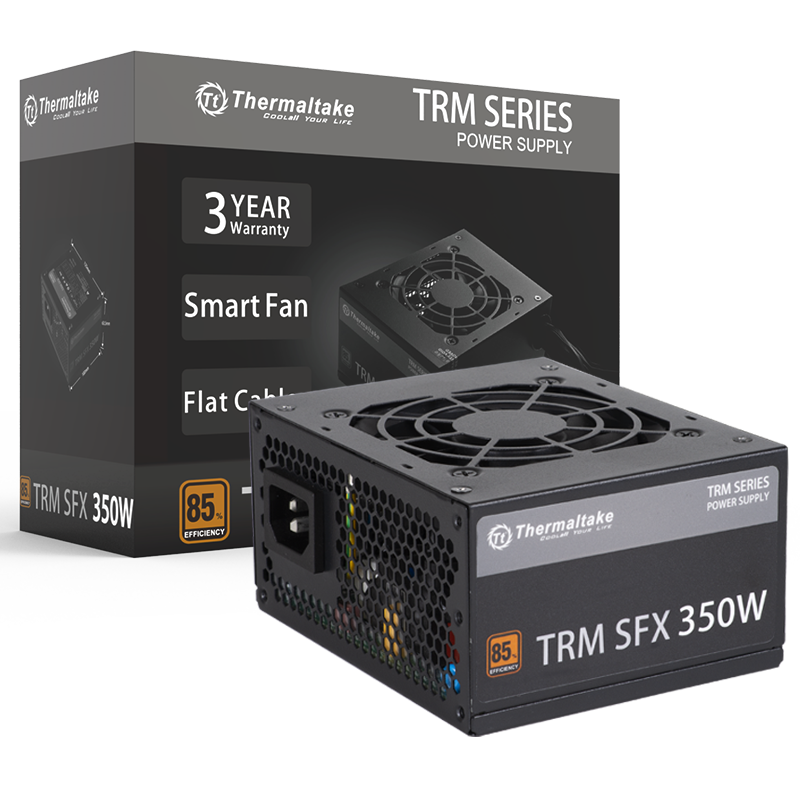 Thermaltake(Tt)额定350W TRM SFX 350 电脑电源(智能温控风扇/主动PFC/小尺寸/无转接架) 582.84元(需领券,合145.71元/件)