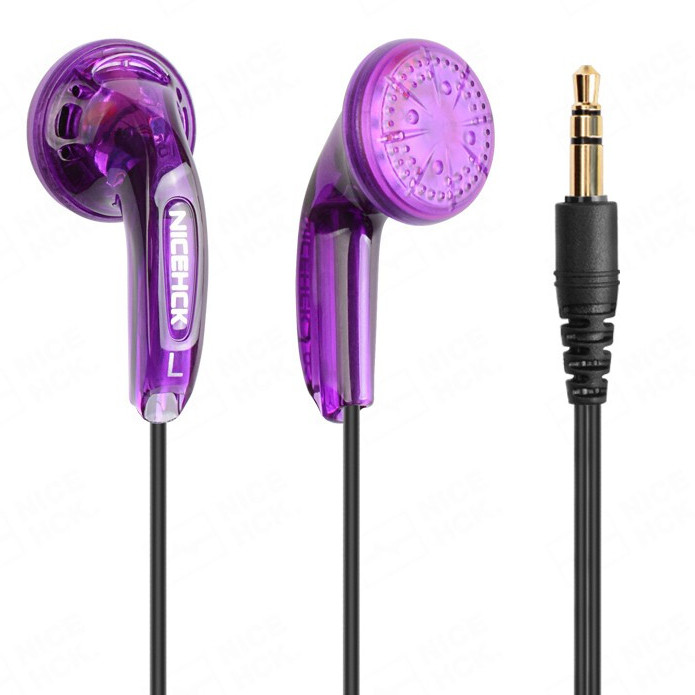限新用户：NICEHCK 无迹 无麦版 平头塞动圈有线耳机 宝石紫色 3.5mm 3.9元（需
