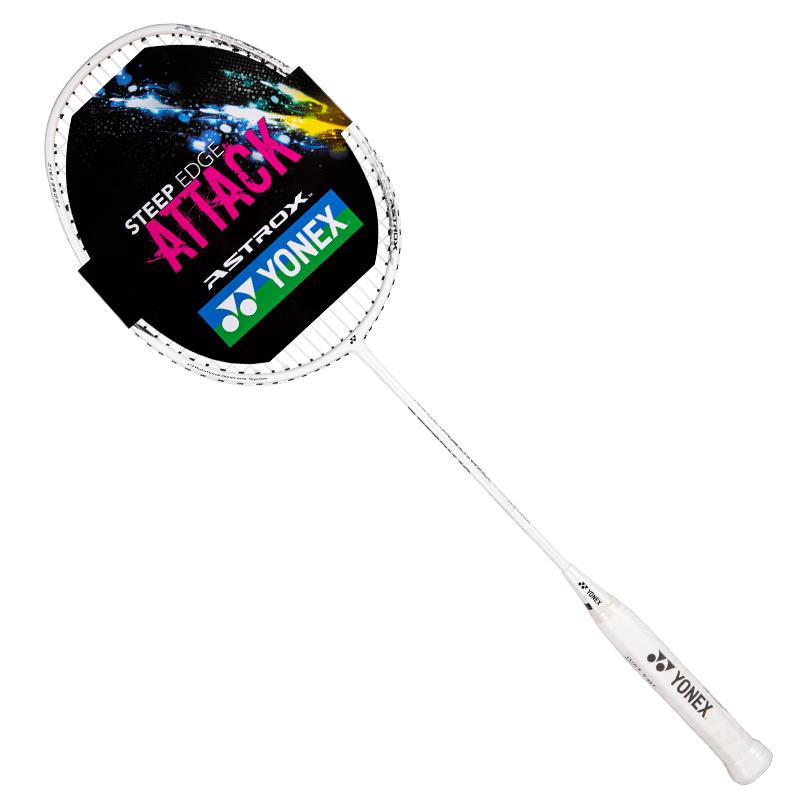 YONEX 尤尼克斯 羽毛球拍天斧进攻高磅全碳素进阶AX10白亮黑已穿线附手胶 183