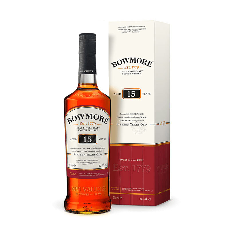 BOWMORE 15年 单一麦芽 威士忌 40%vol 700ml 300元（需用券）