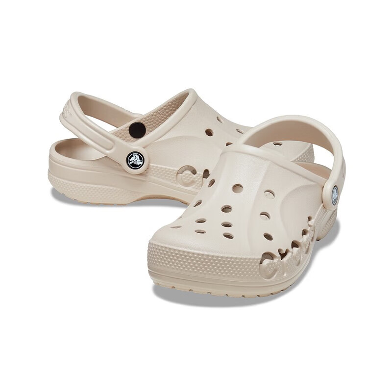 crocs 卡骆驰 洞洞鞋贝雅男鞋女鞋轻便耐磨一脚蹬拖鞋休闲鞋|10126 卵石色 194.