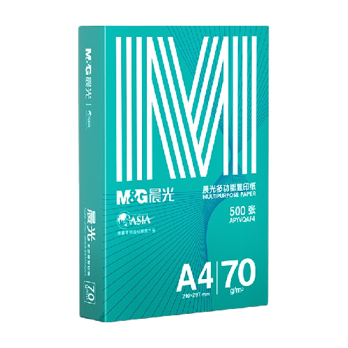 M&G 晨光 APYVQAF4 绿晨光 A4多功能双面打印纸 70g 500张/包 单包装 18.9元