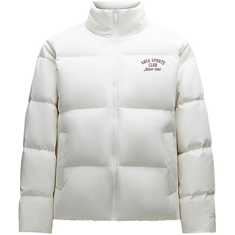 安踏 速暖羽绒服 女士短款面包服 162448905N 279元