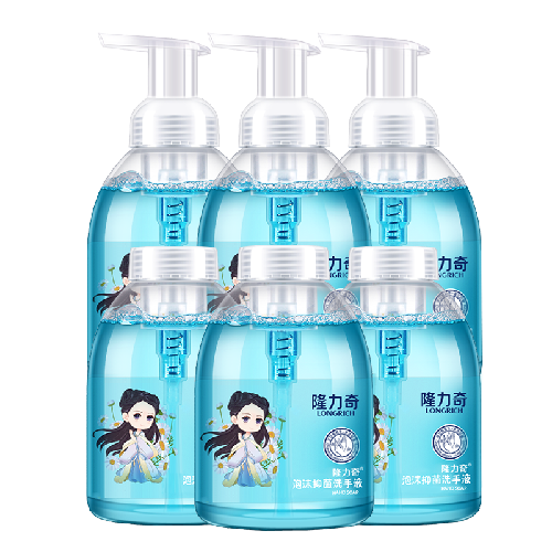 88VIP：Longrich 隆力奇 泡沫抑菌洗手液 500ml*6瓶 37.91元