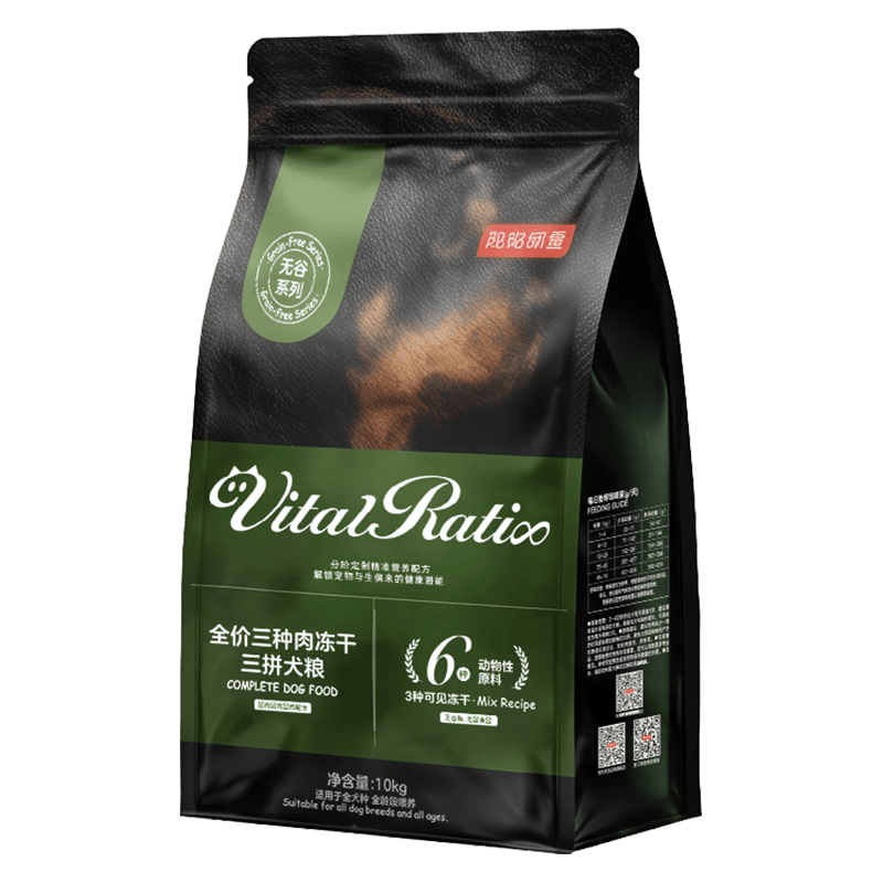 PLUS会员：京东京造 全价冻干三拼鸡肉狗粮 10kg 149.9元（需买2件，需用券）