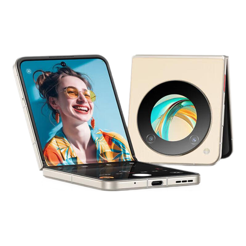 努比亚 Flip 5G折叠屏手机 12GB+256GB 奶茶色 1496.15元