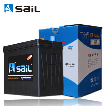 sail 风帆 汽车电瓶蓄电池46B24L/R 12V 238元（需用券）