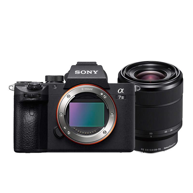再降价、PLUS会员：SONY 索尼 Alpha 7 III 全画幅 微单相机 黑色 FE 28-70mm F3.5 OSS 