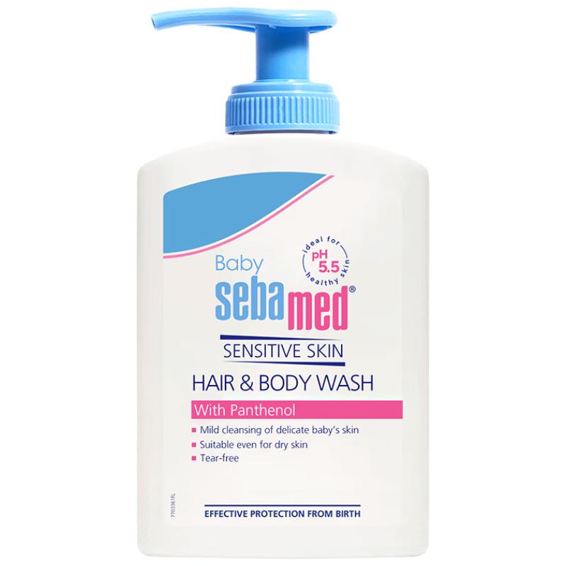 施巴 婴儿沐浴露洗发水二合一 400ml 39.9元