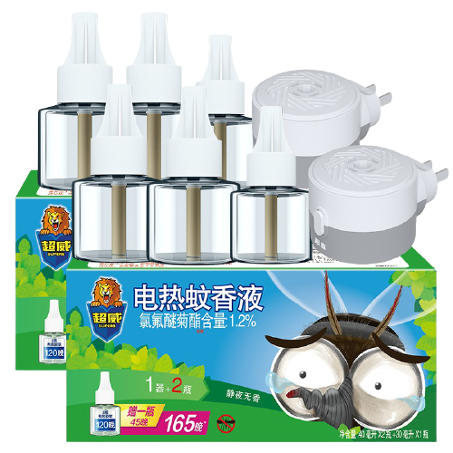 超威 蚊香片/蚊香液/驱蚊器 6瓶2加热器 45.9元