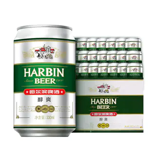 哈尔滨啤酒 哈尔滨醇爽啤酒330ml*24听 26.89元 - 线报酷 哈尔滨啤酒 哈尔滨醇爽啤酒330ml*24听 26.89元 - 线报酷