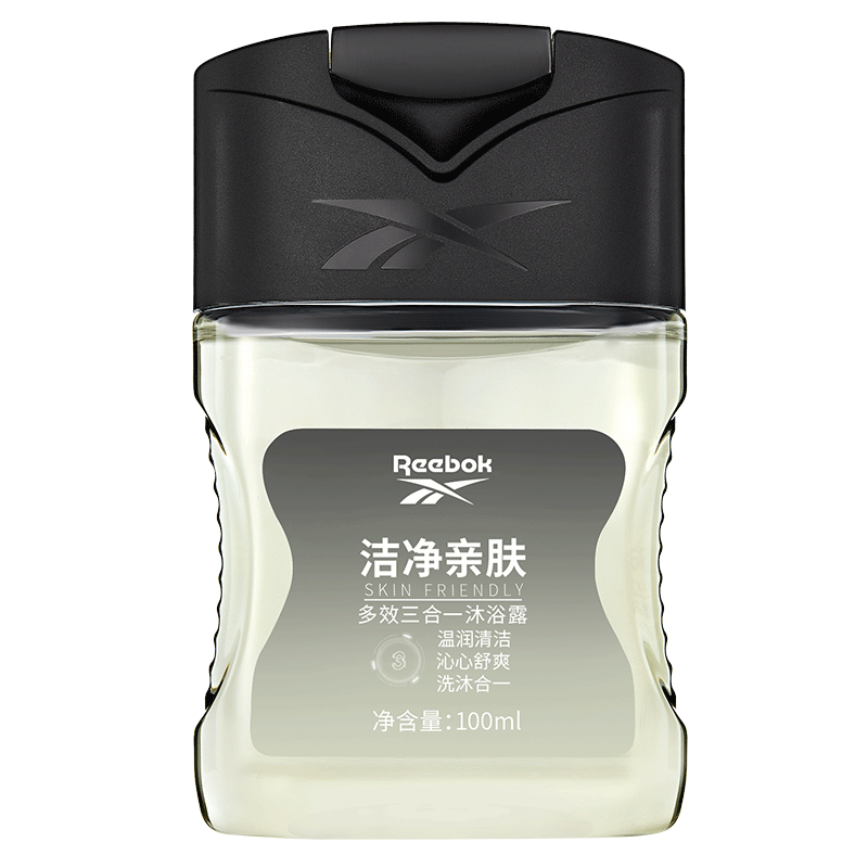 锐步 男士洗发水洗面奶三效合一 男女通用 三合一亲肤100ml 2.11元（需领券）