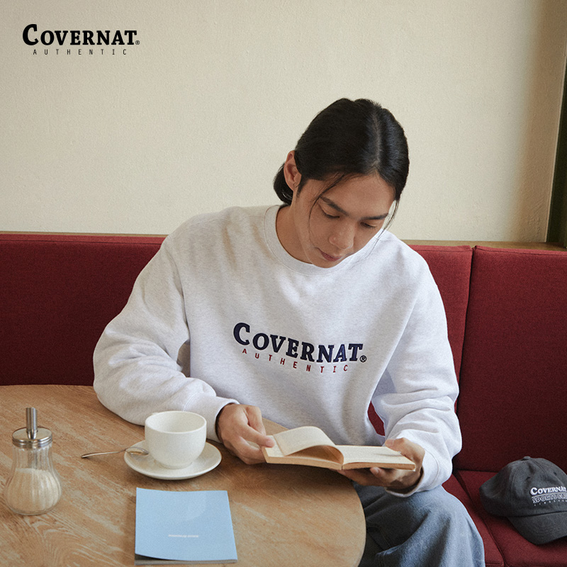 COVERNAT 情侣款休闲圆领套头卫衣 258元