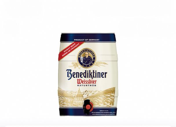 今日必买：百帝王 Benediktiner 小麦白啤酒 5L*1桶 82.89元（需用券）