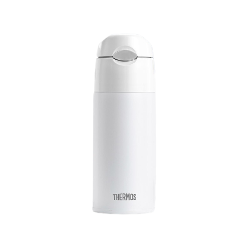 THERMOS 膳魔师 吸管杯系列 TCMI-400S WH 保温杯 400ml 白桃茉莉 107元