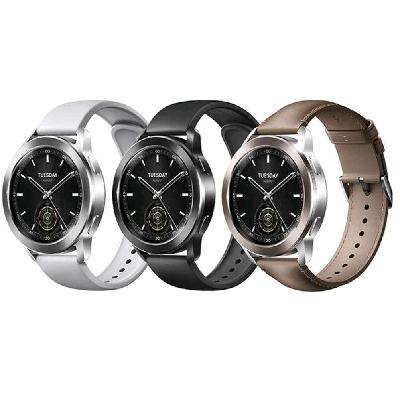 plus会员：Xiaomi 小米 Watch S3 蓝牙版 智能手表 47mm 黑色 氟橡胶表带 +凑单 688.2