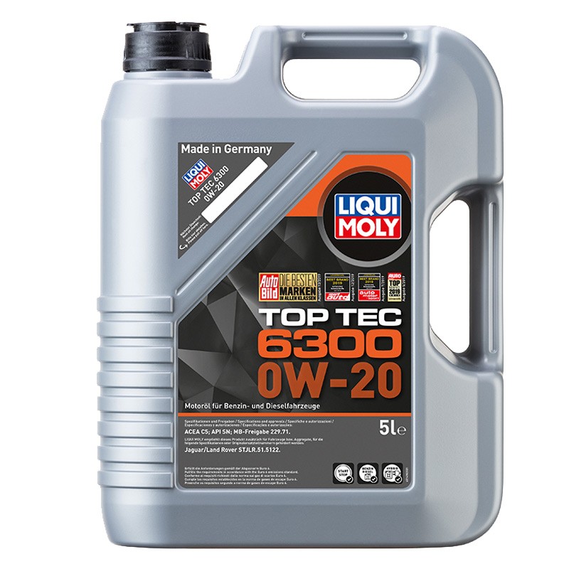 LIQUI MOLY 力魔 顶技6300机油 0W-20 SN C5 5L 549元