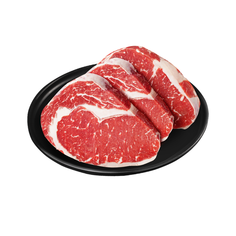 喵满分 阿根廷进口原切谷饲眼肉180g*8雪花冷链 ￥189.05