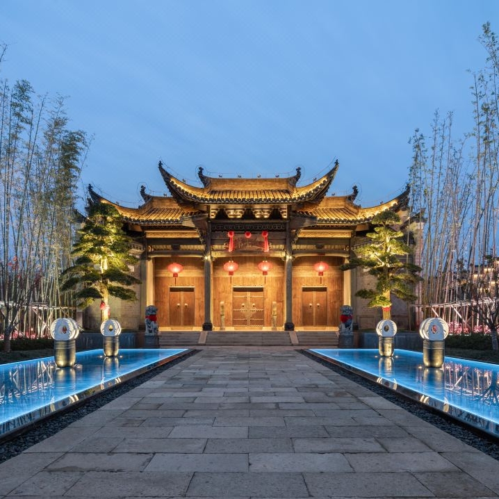 含一顿正餐，周末不加价！江西上饶悦溪开元观堂 观堂大/双床房1晚套餐（