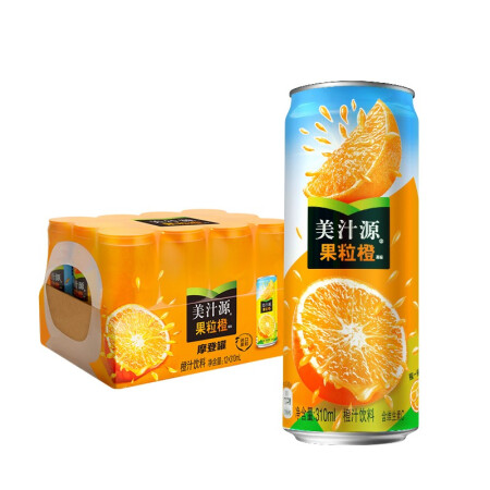 美汁源 果粒橙果汁饮料 310ml*12 26.07元