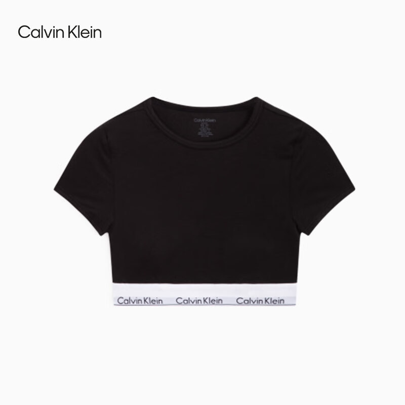 卡尔文·克莱恩 Calvin Klein 内衣女士ck无钢圈轻运动内搭T恤式文胸QF7213AD 