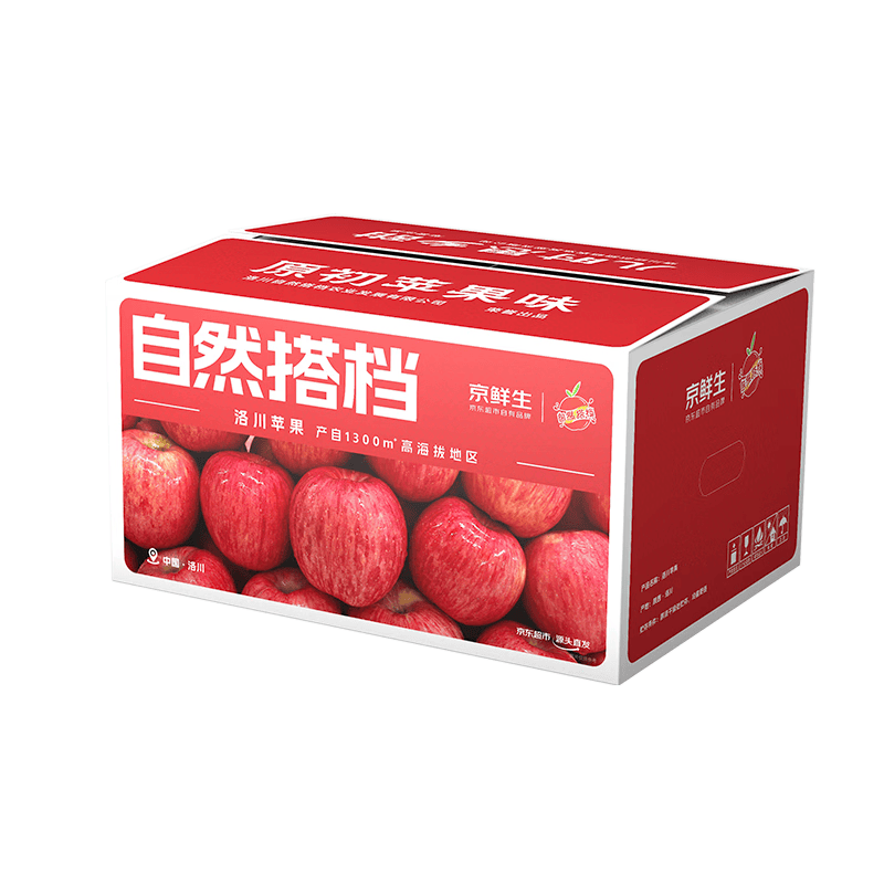 京鲜生 陕西洛川红富士 5斤 75-80mm 单果170g+ 23.9元