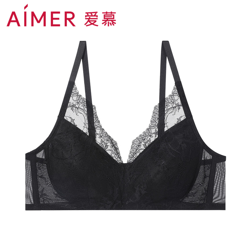 Aimer 爱慕 简约大胸显小文胸 AM177542 170元