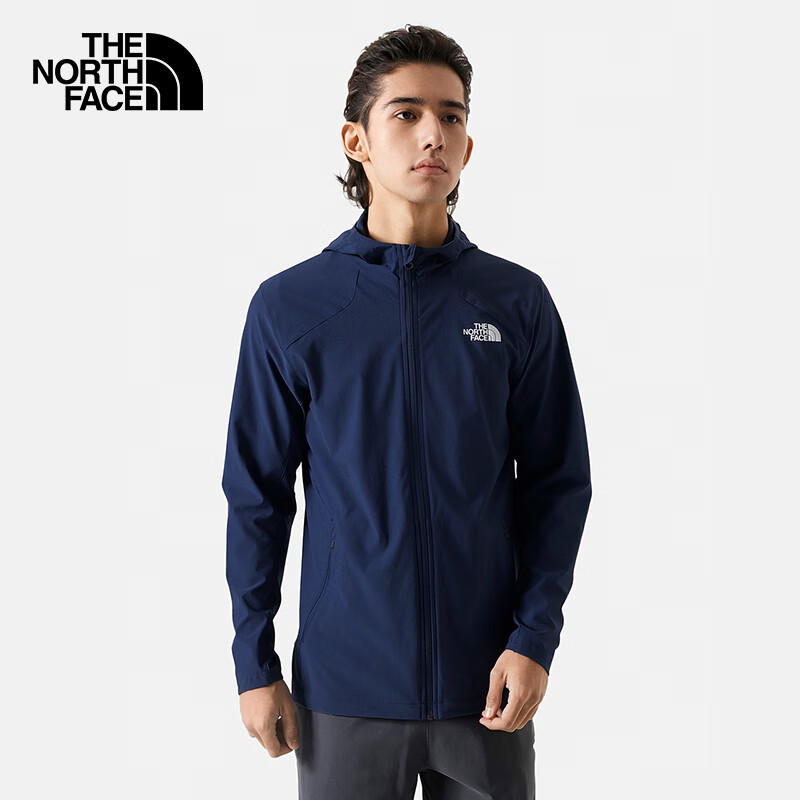 THE NORTH FACE 北面 防晒衣男春夏新款户外舒适透气UPF50+皮肤衣24春夏新款8AUR 8K2/蓝色 L 398.5元