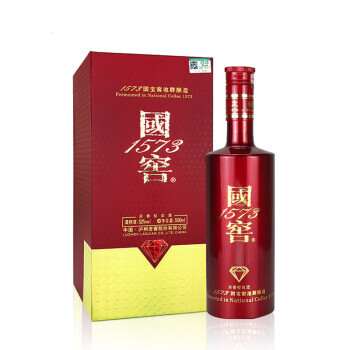 plus会员:国窖1573 国宝红 52%vol 浓香型白酒 500ml 单瓶装 959元
